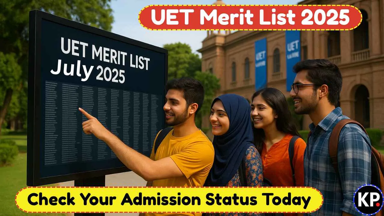 UET Merit List 2025 – Check Your Admission Status Today